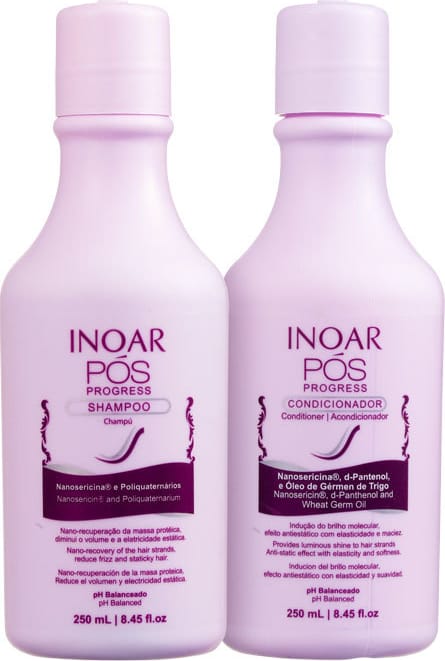 Kit Pós Progress (Shampoo e Condicionador) 250ml