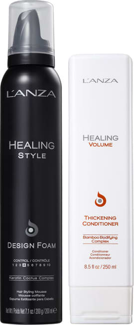 Kit L'Anza Healing Volume Foam (2 Produtos)