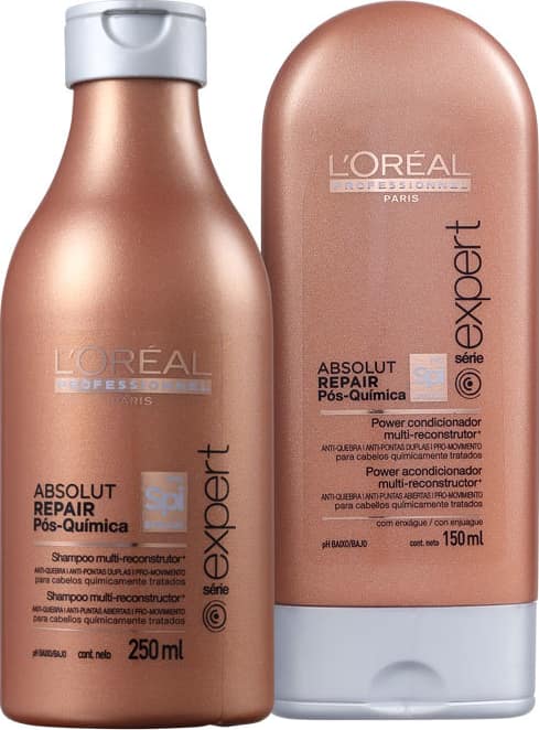 Kit L'Oréal Professionnel Absolut Repair Pós-Química Multi-reconstrutor Duo (2 Produtos)