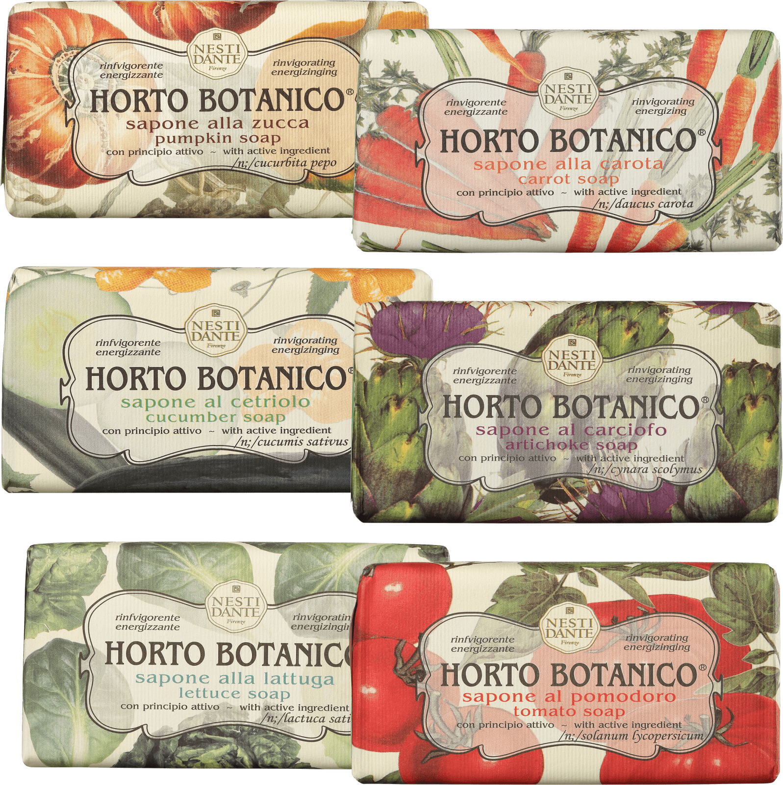Kit Nesti Dante Horto Botanico - Sabonetes em Barra 6x250g