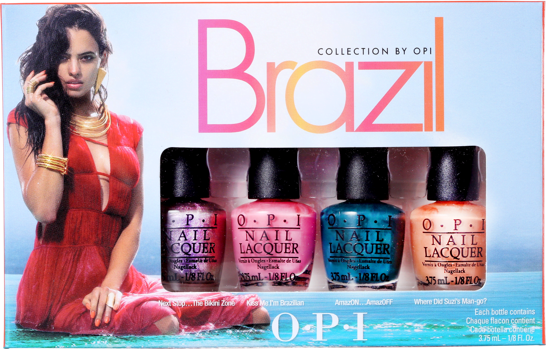 Kit OPI Brazil Collection Copacababies de Esmaltes (4 miniaturas)