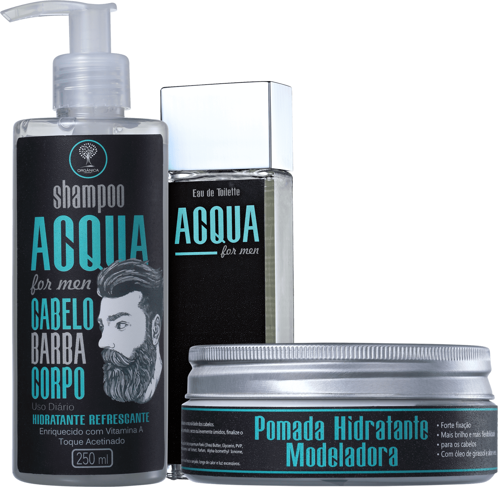 Kit Orgânica Acqua For Men Completo (3 Produtos)