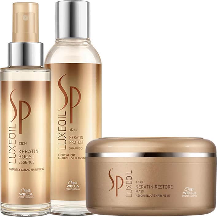 Kit SP System Professional Luxe Oil Keratin de Tratamento (3 Produtos)
