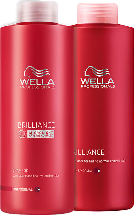 Kit Wella Professionals Brilliance Duo Litro (2 Produtos)