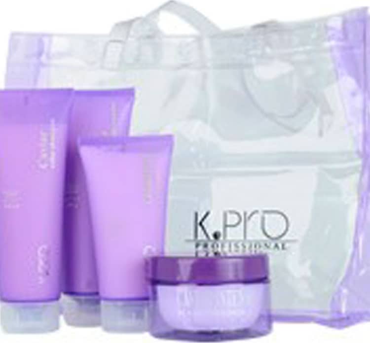 Kit K.Pro Caviar Cabelos Grossos Tratamento Intenso + Bolsa de Praia (4 Produtos)