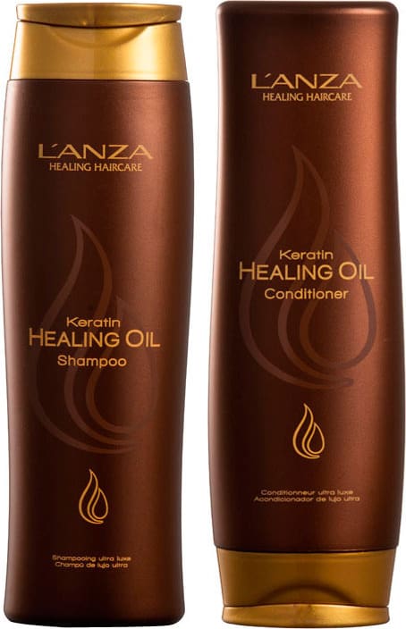 Kit L'Anza Keratin Healing Oil Duo (2 Produtos)