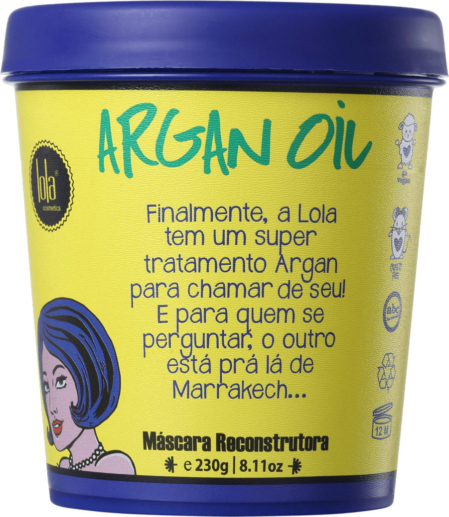 Lola Cosmetics Argan Oil - Máscara Capilar 230g