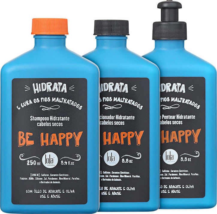Kit Lola Cosmetics Be Happy Trio (3 Produtos)