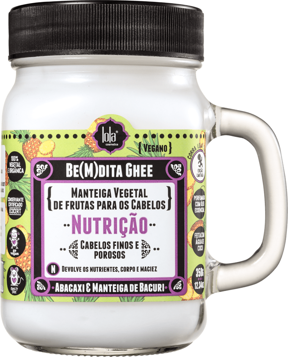 Lola Cosmetics Be(M)dita Ghee Nutrição - Máscara Capilar 350g