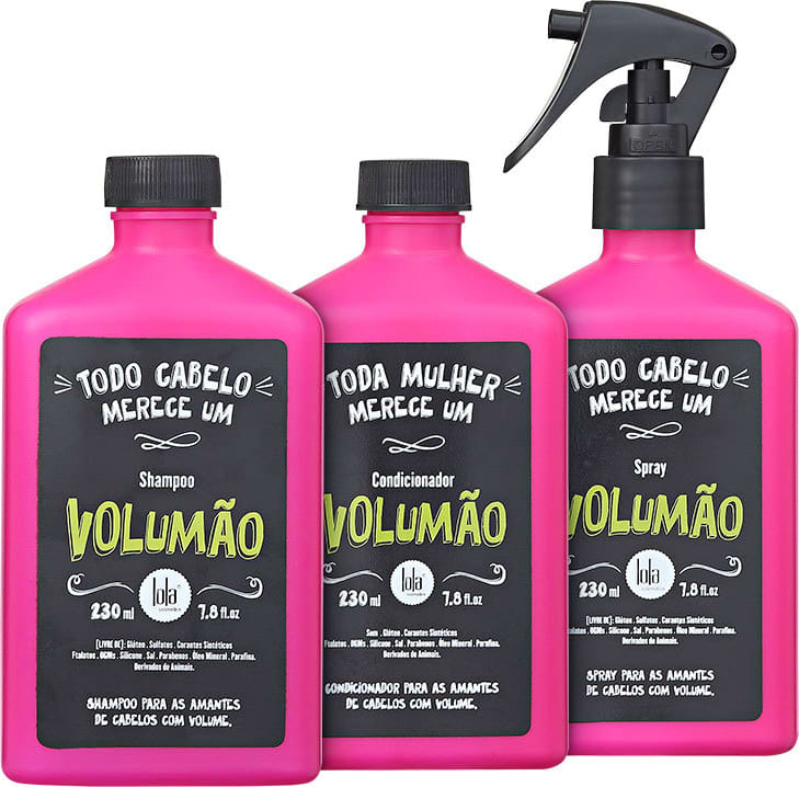 Kit Lola Cosmetics Volumão Trio (3 Produtos)