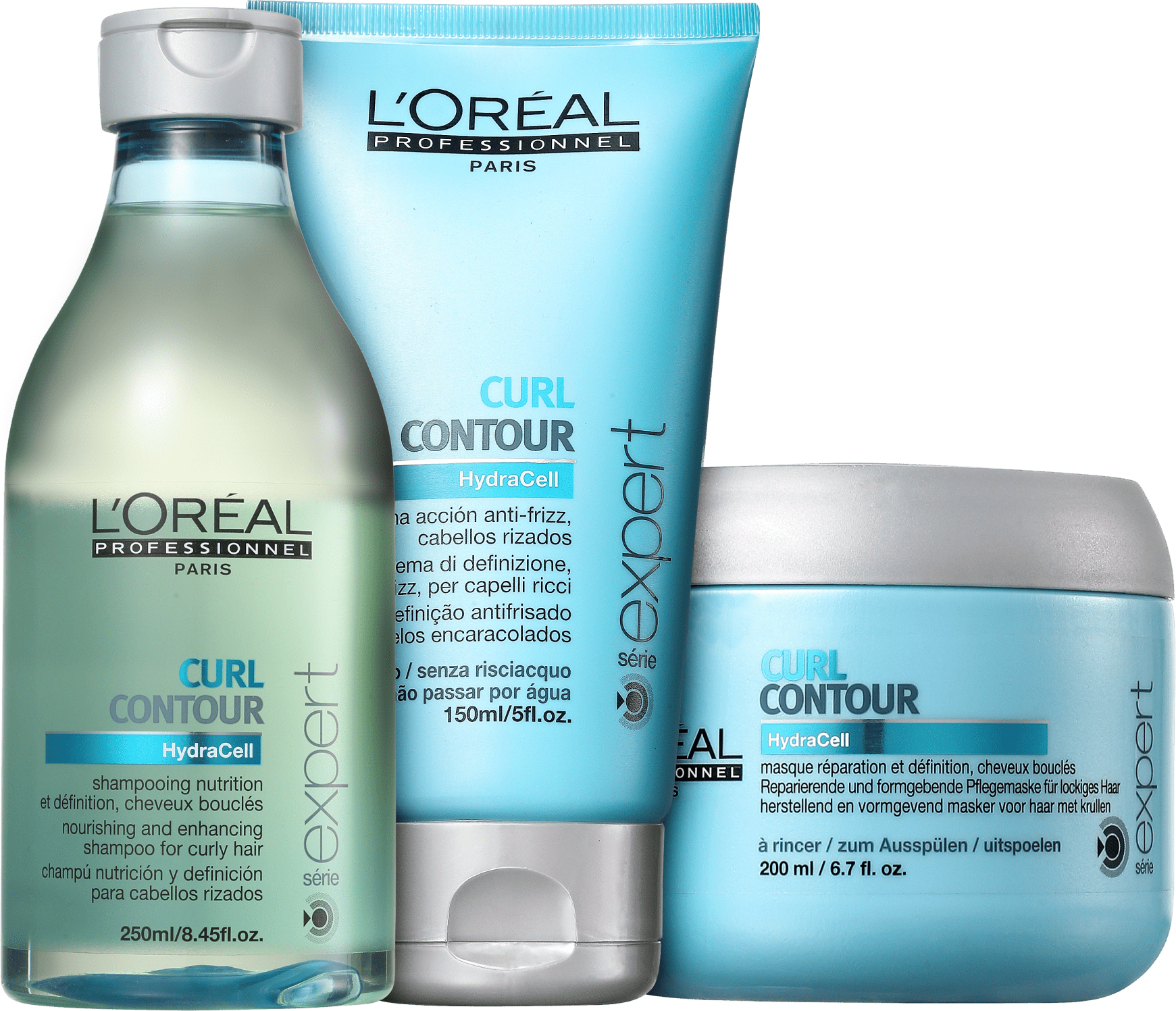 Kit L'Oréal Professionnel Expert Curl Contour Cachos Intensos (3 Produtos)