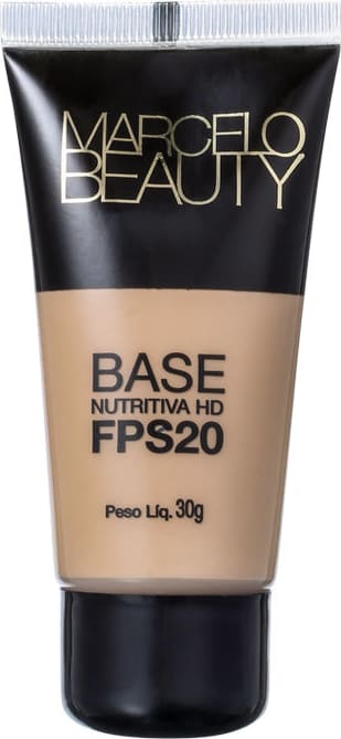 Marcelo Beauty Nutritiva HD FPS 20 Bege Natural - Base Líquida 30ml