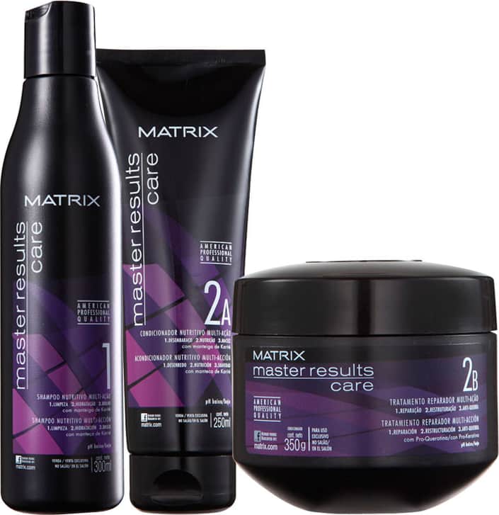 Matrix Master Results Care Tratamento Reparador Kit (3 Produtos)