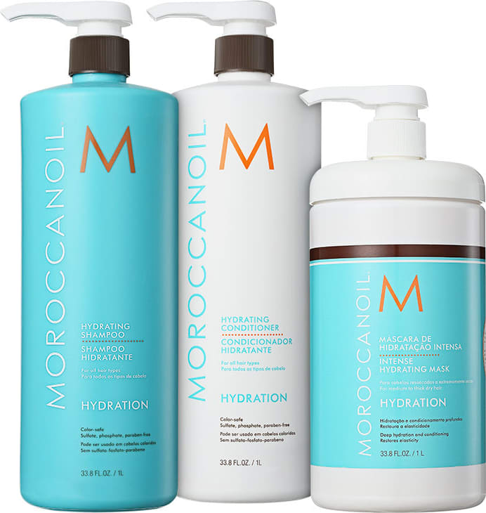 Kit Moroccanoil Hydration Triplo (3 Produtos)