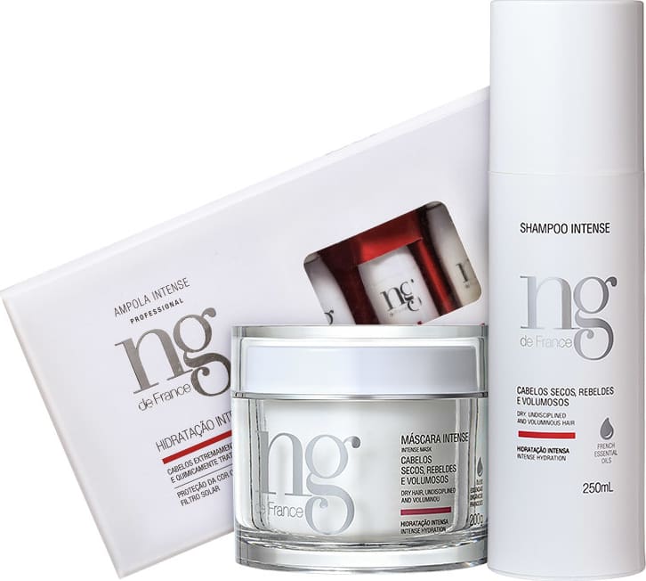 Kit NG de France Intense Hidratação Intensa Trio (3 Produtos)