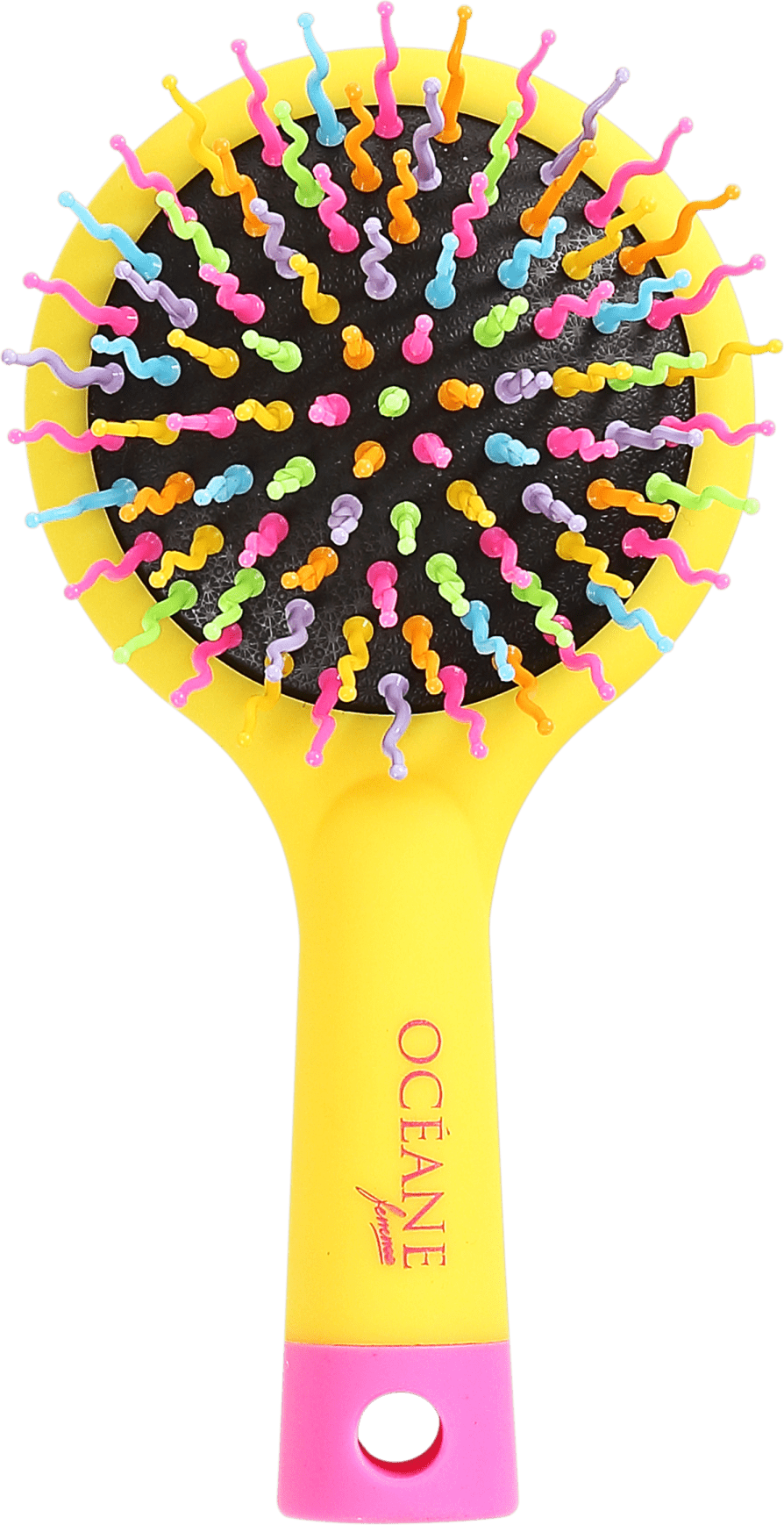 Océane Rainbow Brush Amarela - Mini Escova de Cabelo