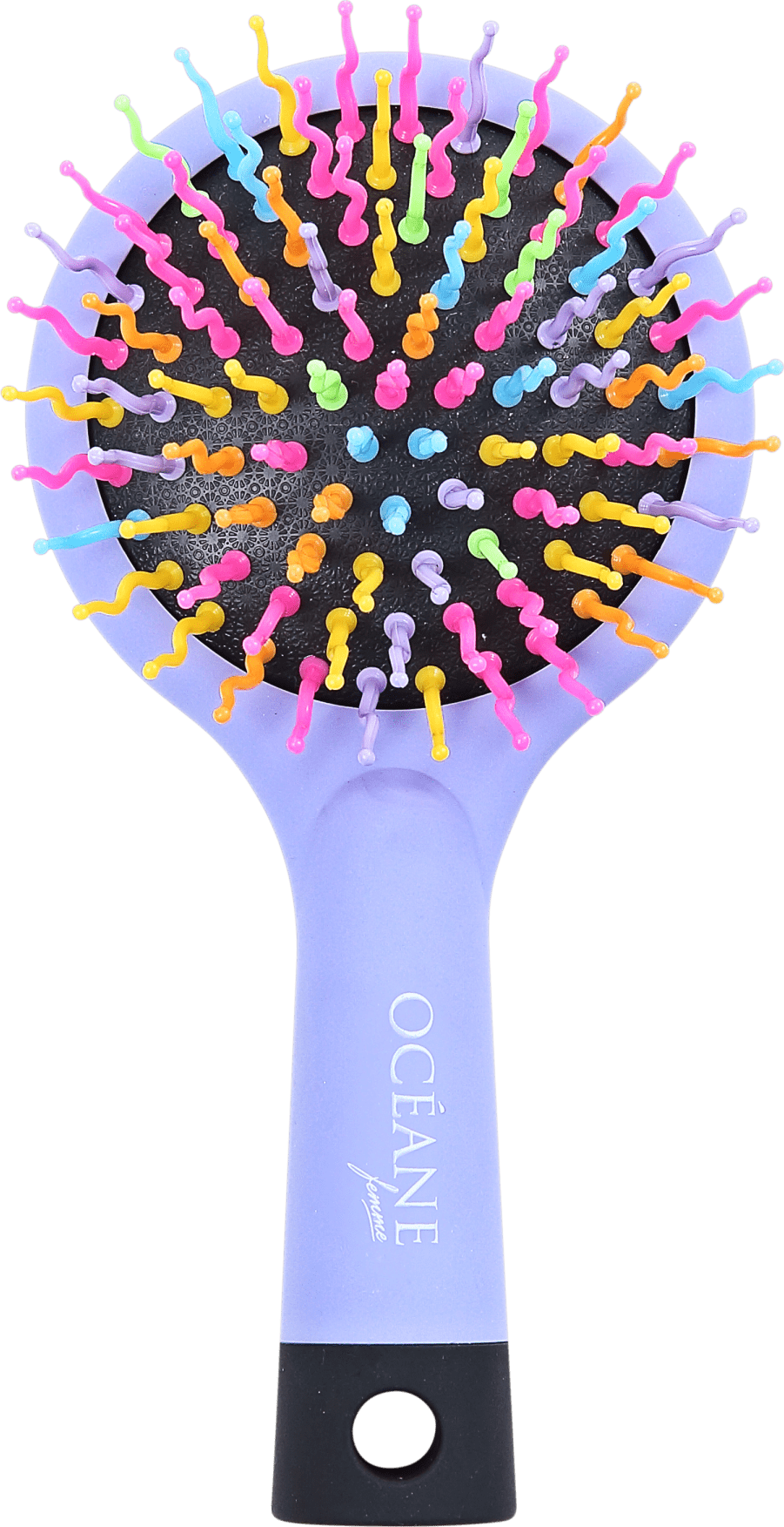 Océane Rainbow Brush Lilás - Mini Escova de Cabelo
