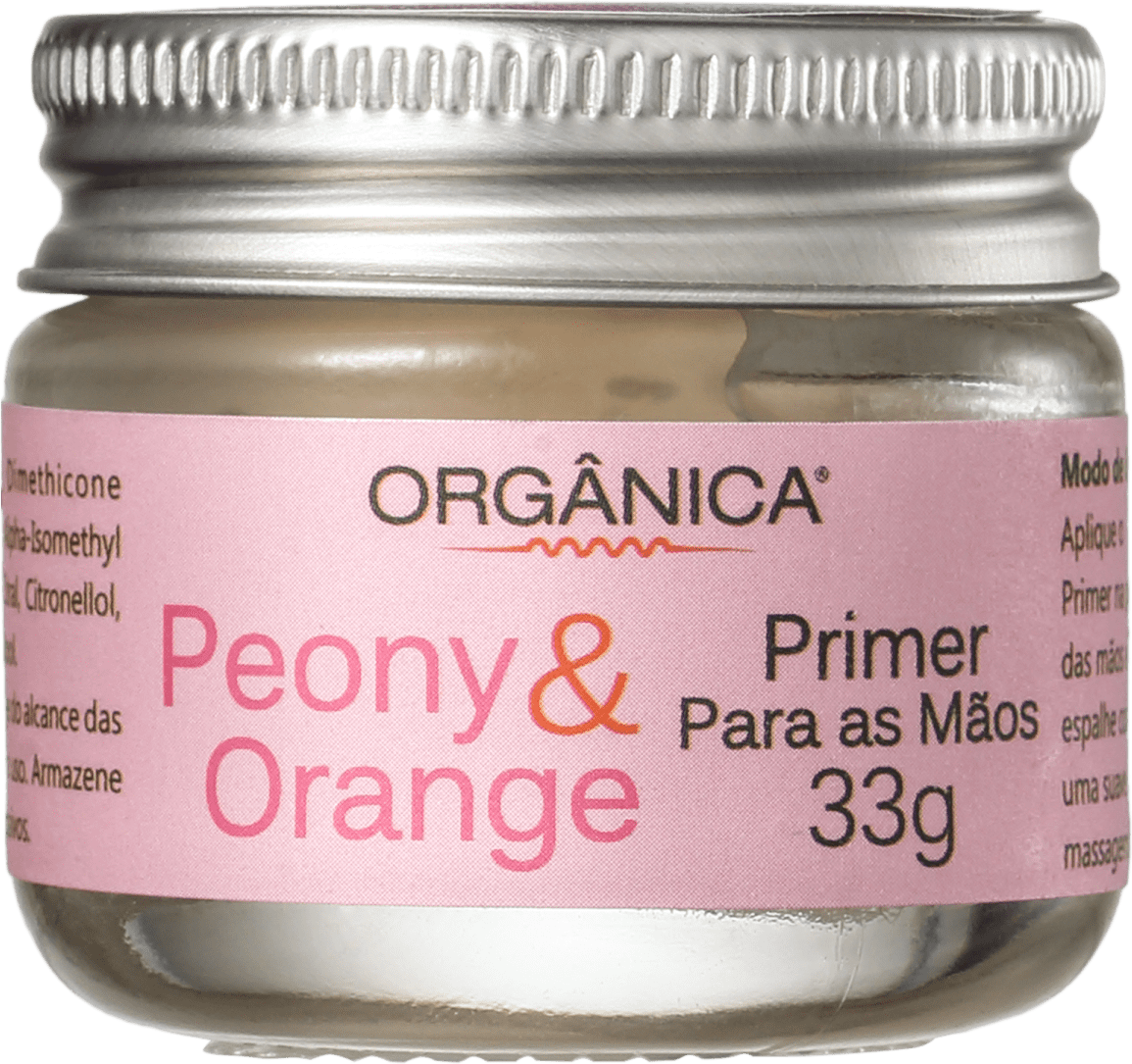 Orgânica Peônia & Laranja - Primer Para as Mãos 33g
