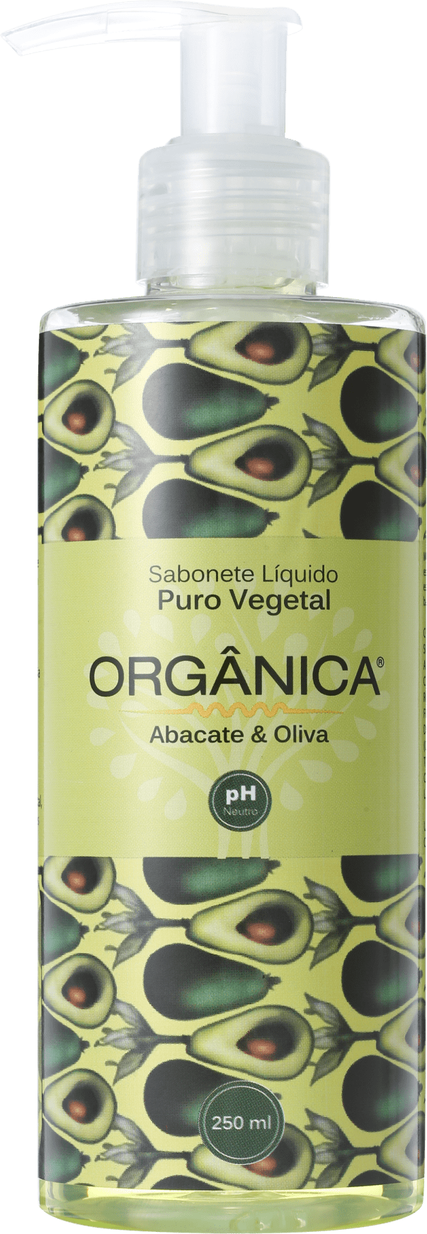 Orgânica Puro Vegetal Abacate e Oliva - Sabonete Líquido 250ml
