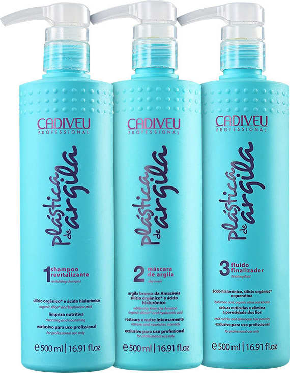 Kit Cadiveu Professional Plástica de Argila Trio (3 Produtos)