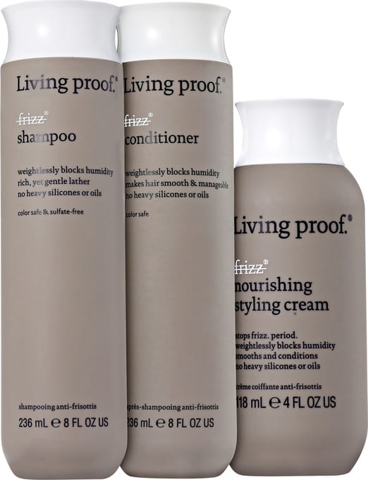 Living Proof No Frizz Nourishing Styling Kit (3 Produtos)