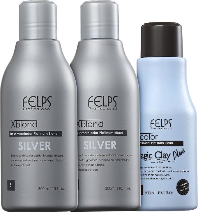 Felps Profissional XBlond Silver Trio Kit (3 Produtos)
