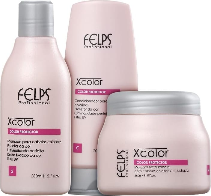 Kit Felps Profissional XColor Tratamento (3 Produtos)