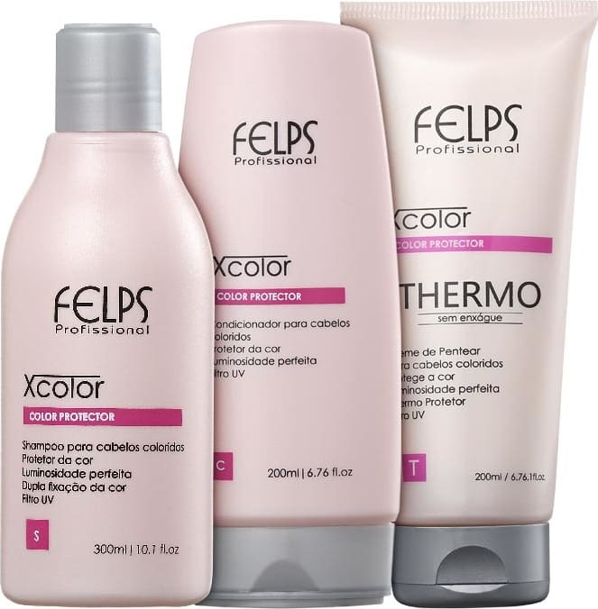 Kit Felps Profissional XColor Diário (3 Produtos)