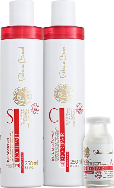 Kit Pataua Brazil Bio Repair Trio (3 Produtos)