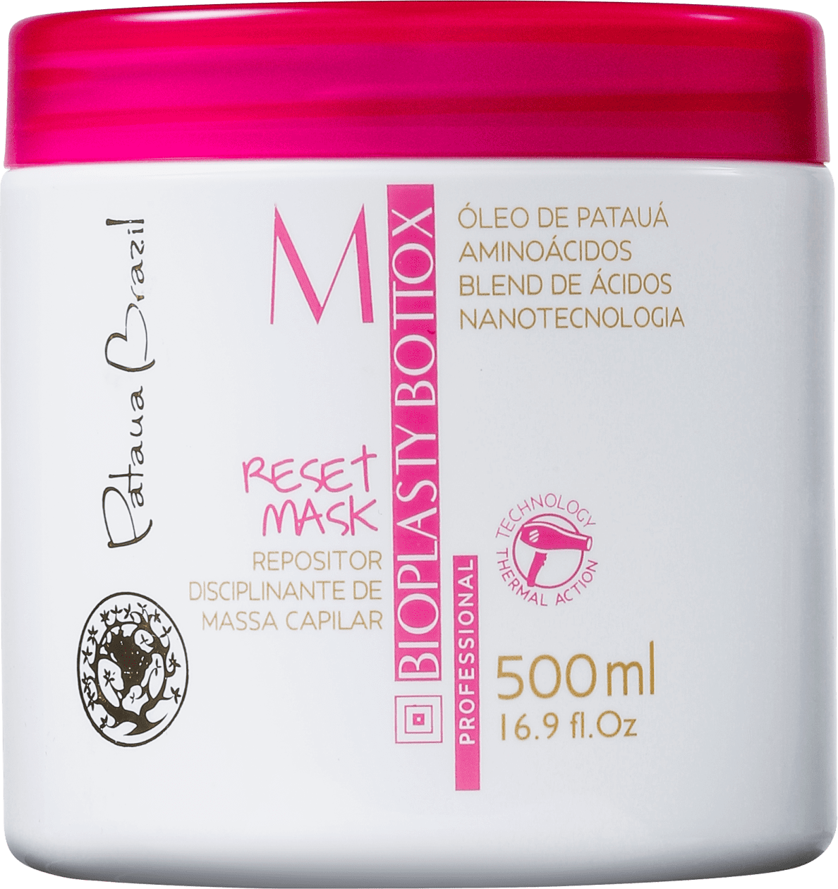 Pataua Brazil Bioplasty Bottox Reset - Máscara Capilar 500ml