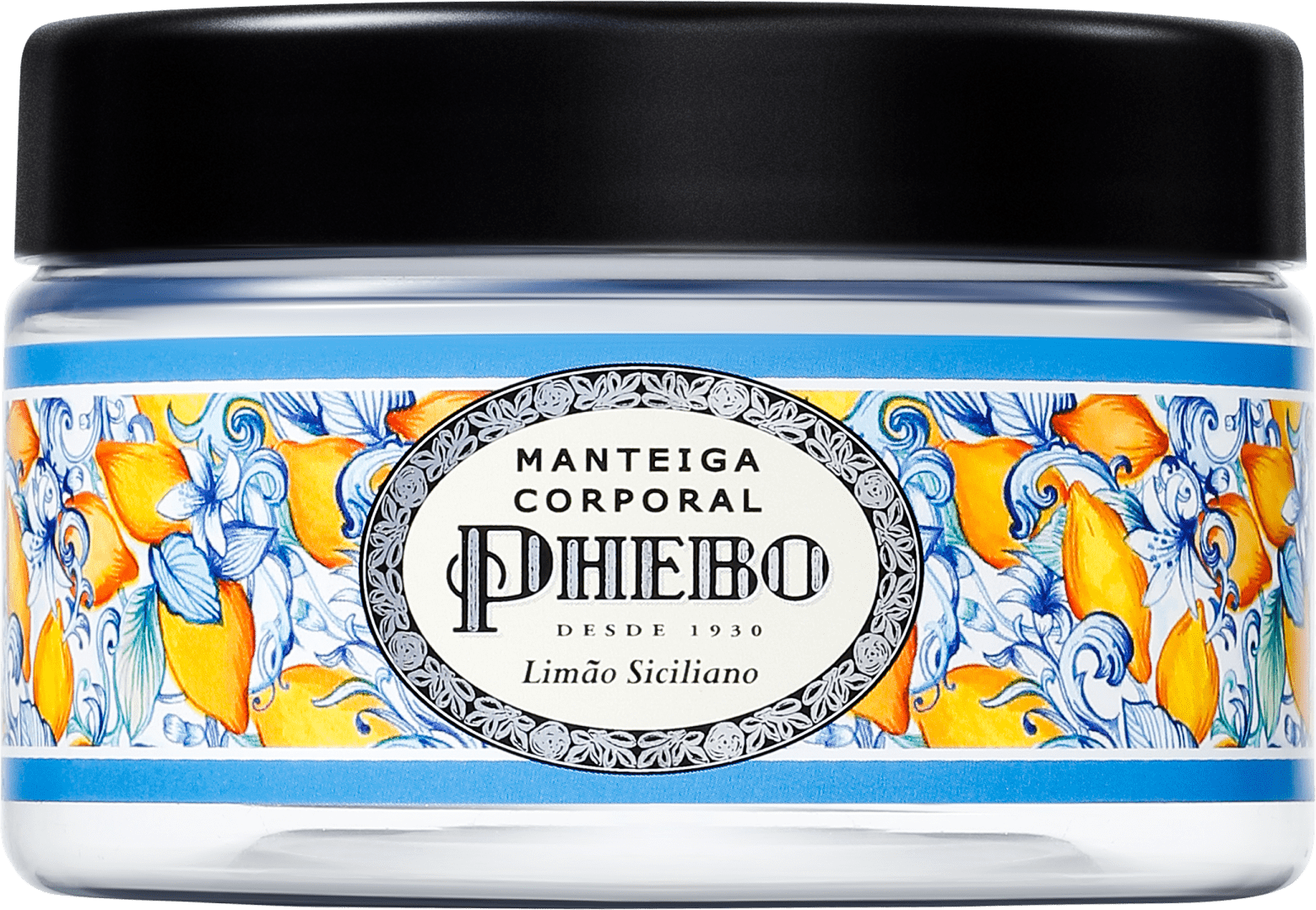 Phebo Mediterrâneo Manteiga Corporal Limão Siciliano - Hidratante 170g