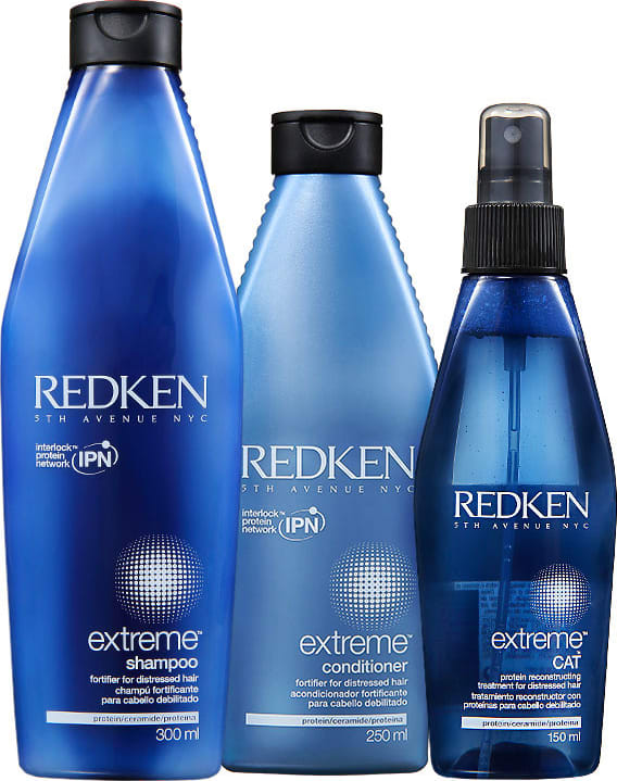 Kit Redken Extreme Cat Strengthening (3 Produtos)