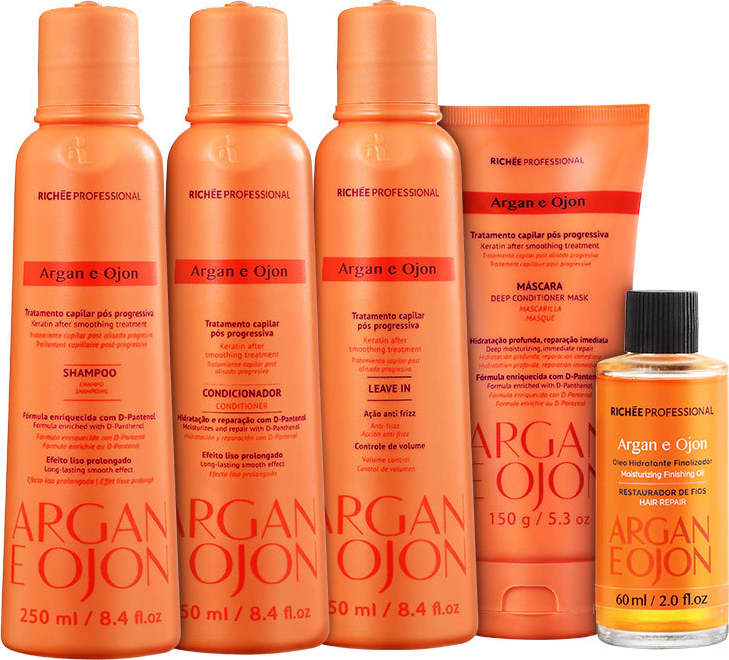Kit Richée Professional Argan e Ojon Full (5 Produtos)