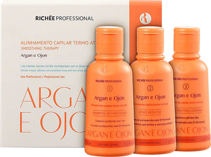 Kit Richée Professional Argan e Ojon Mini (3 Produtos)