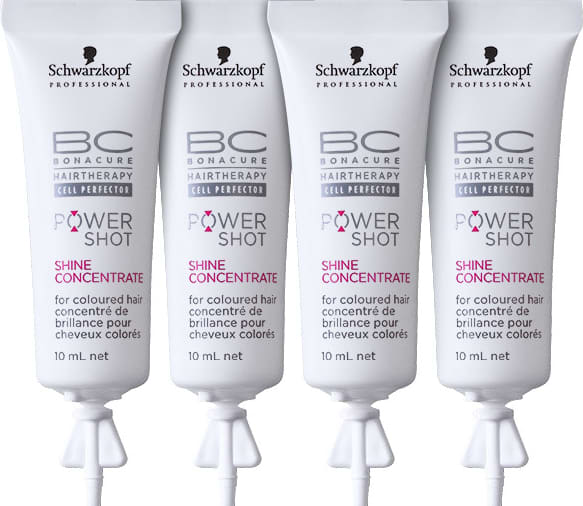 Schwarzkopf Professional BC Bonacure Power Shot Shine Concentrate - Ampola 4x 10ml