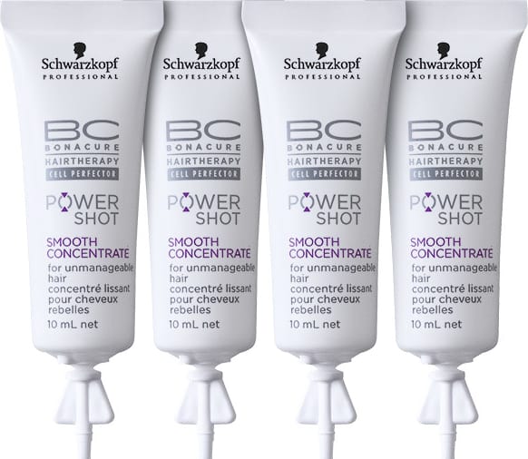 Schwarzkopf Professional BC Bonacure Power Shot Smooth Concentrate - Ampola de Tratamento 4x 10ml