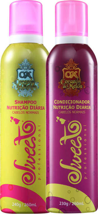 Kit Sweet Hair Corazón de Melón Nutrição Diária Duo (2 Produtos)