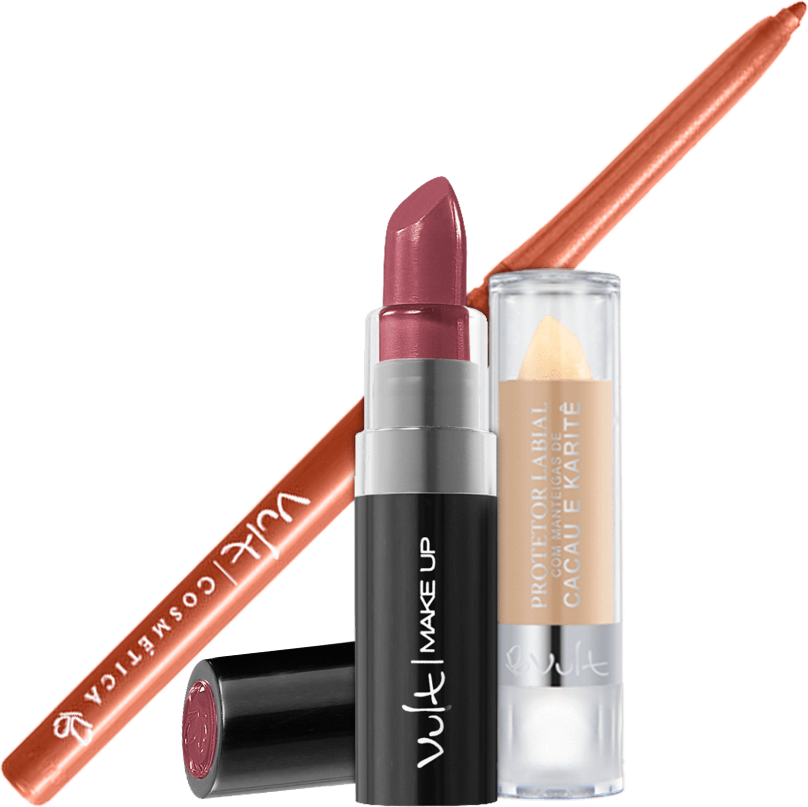 Kit Vult Cosmética Rosé Karité (3 Produtos)