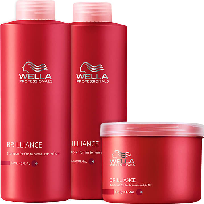 Kit Wella Professionals Brilliance Intense Litro (3 Produtos)