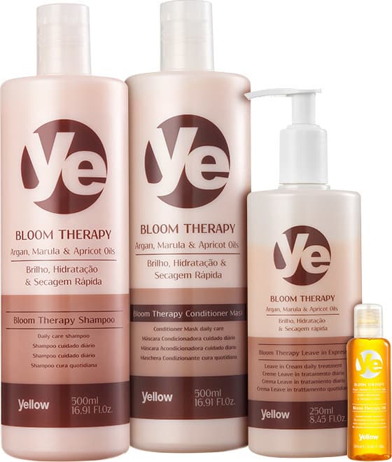 Kit Yellow Bloom Therapy Oil Completo (4 Produtos)