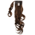 Hairdo Avelã - Aplique Rabo de Cavalo Ondulado 58cm