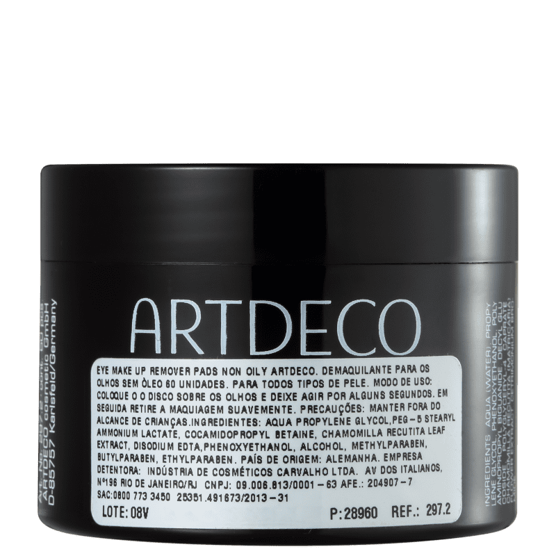 Artdeco Eye Make Up Remover Pads Non Oily - Demaquilante em Discos
