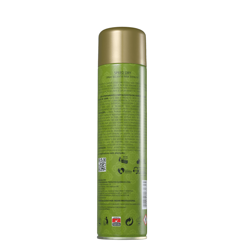 Inoar Speed Dry - Spray Secante para Esmalte 400ml