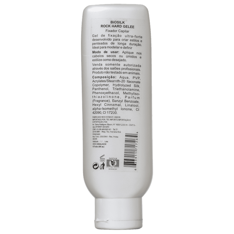 Biosilk Style Rock Hard Gelee - Gel Fixador 177ml