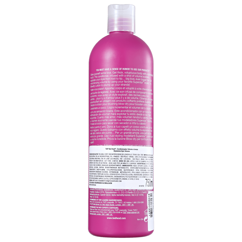 TIGI Bed Head Styleshots Epic Volume - Condicionador 750ml