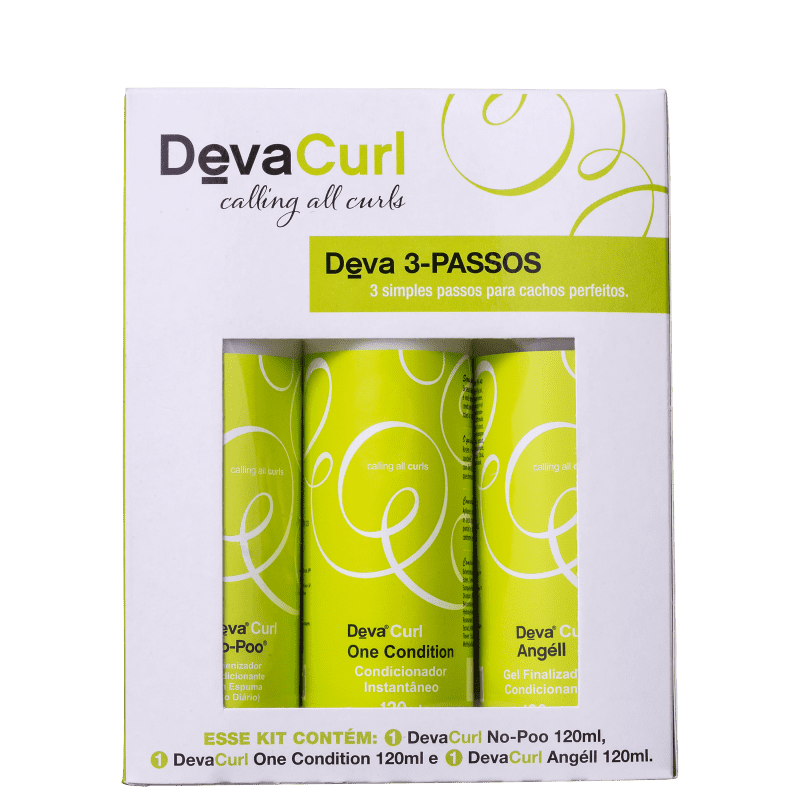 Kit Deva Curl 3-Passos (3 Produtos)