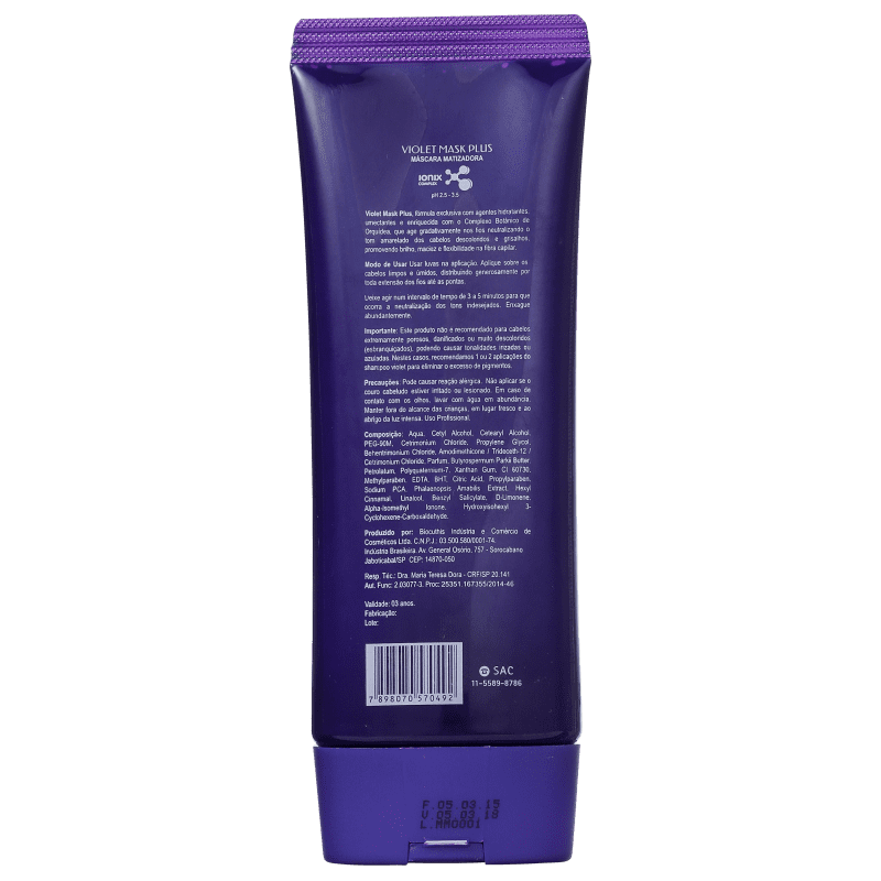 Mediterrani Violet Mask - Máscara Matizadora 200g