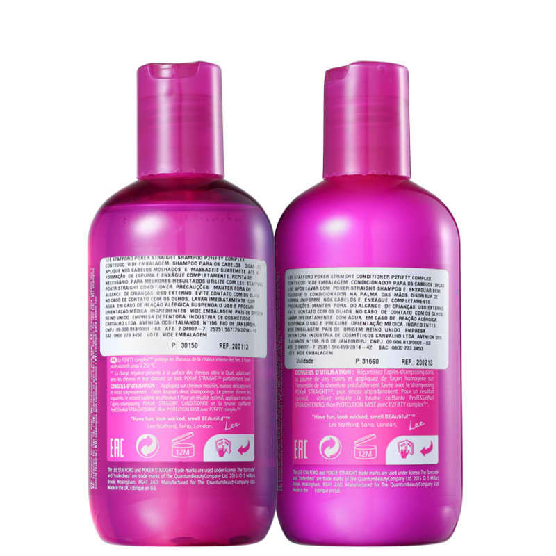 Kit Lee Stafford Poker Straight Cleansing Duo (2 Produtos)
