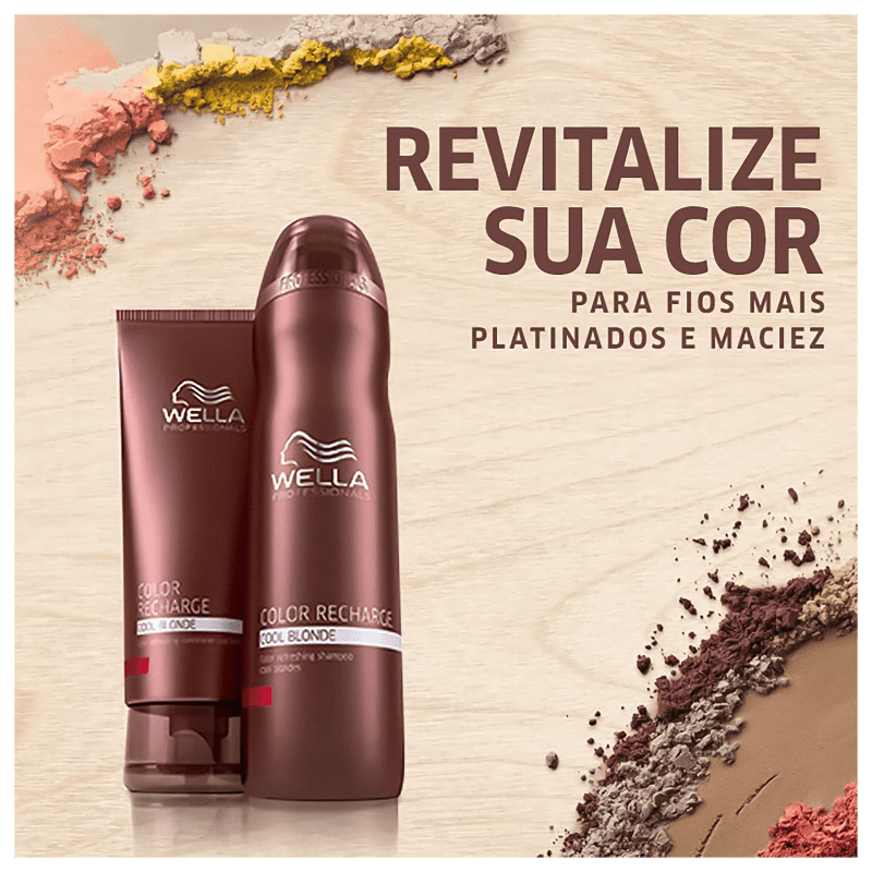 Kit Wella Professionals Color Recharge Cool Blonde Duo (2 Produtos)