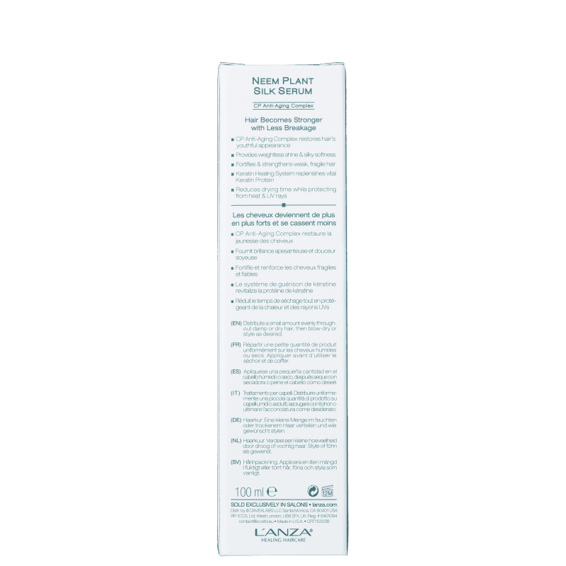 L'Anza Healing Strength Neem Plant Silk - Sérum Capilar 100ml
